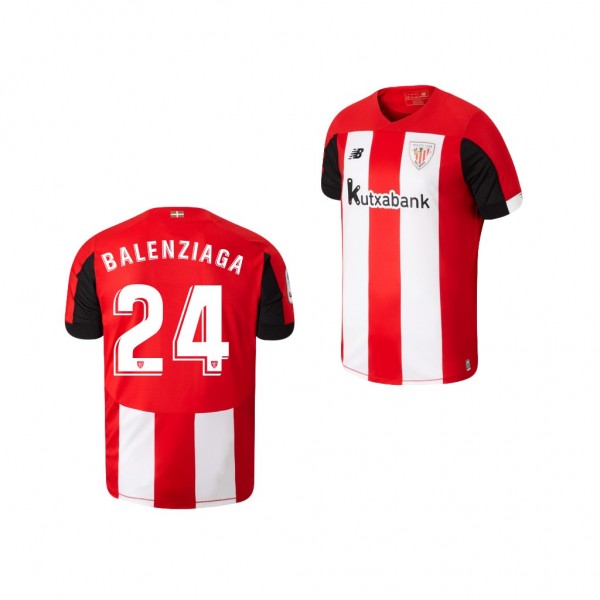Men's Athletic Bilbao Mikel Balenziaga Defender 19-20 Home Jersey Business