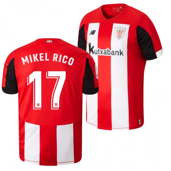 Men's Athletic Bilbao Mikel Rico Midfielder 19-20 Home Jersey