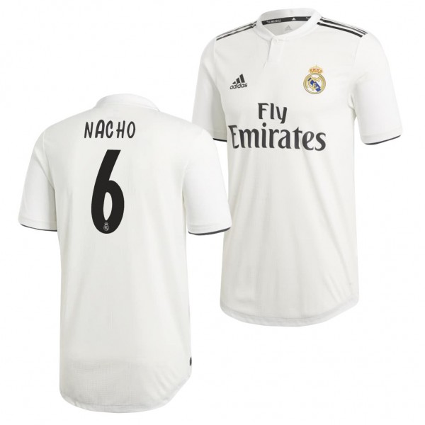 Men's Real Madrid Replica Nacho Jersey White