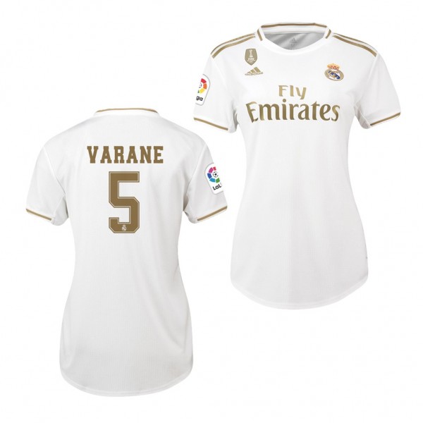 Men's Real Madrid Raphael Varane 19-20 Home White Jersey Buy