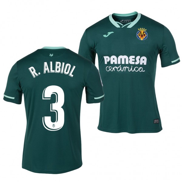 Men's Villarreal Raul Albiol Jersey Away 19-20 Short Sleeve