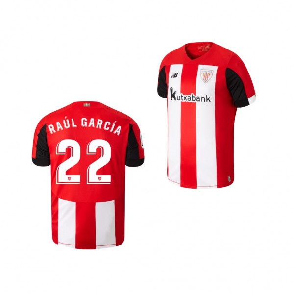 Men's Athletic Bilbao Raul Garcia Midfielder 19-20 Home Jersey