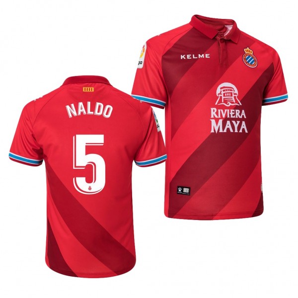 Men's RCD Espanyol Naldo Away Red Jersey