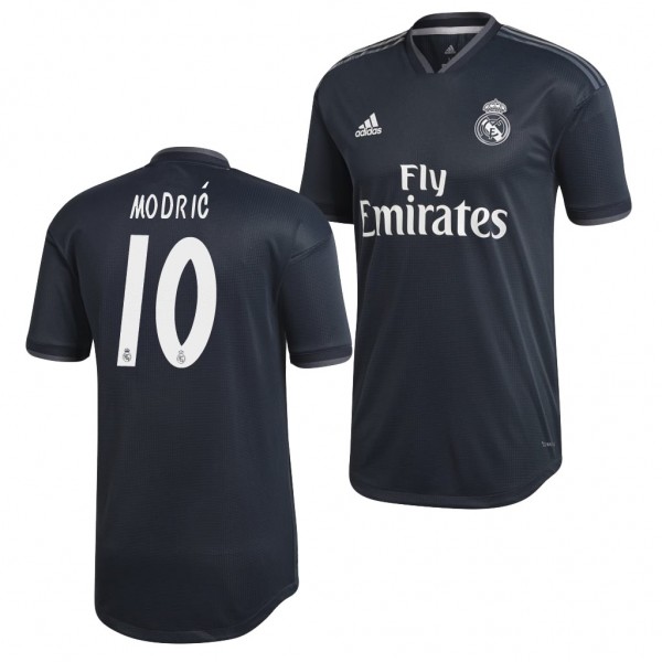 Men's Real Madrid Luka Modric Replica Navy Jersey
