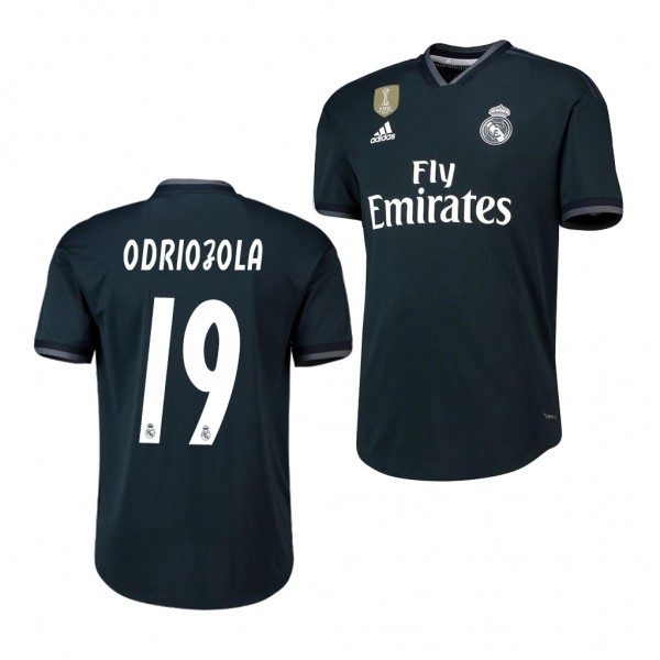 Men's Real Madrid Alvaro Odriozola Away Dark Navy Jersey