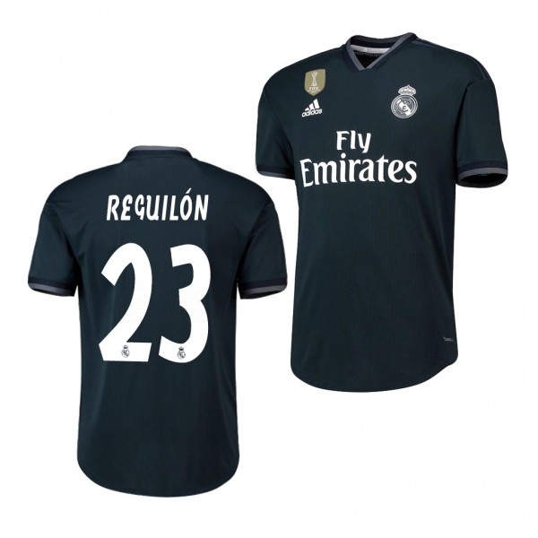 Men's Real Madrid Sergio Reguilon Away Dark Navy Jersey