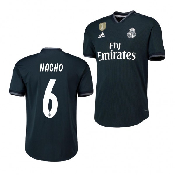 Men's Real Madrid Nacho Away Dark Navy Jersey