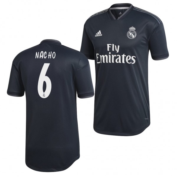 Men's Real Madrid Nacho Replica Navy Jersey