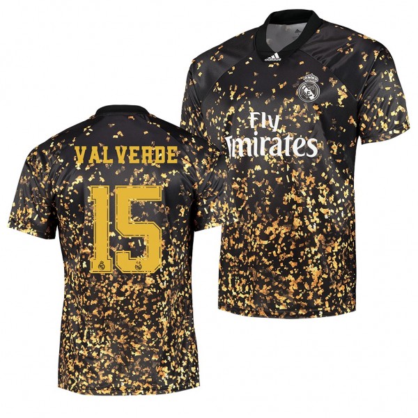 Men's Real Madrid Federico Valverde Jersey Special EA 19-20 Short Sleeve Adidas