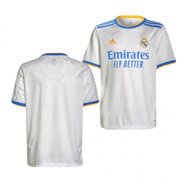 Youth Jersey Real Madrid 2021 White Home Replica
