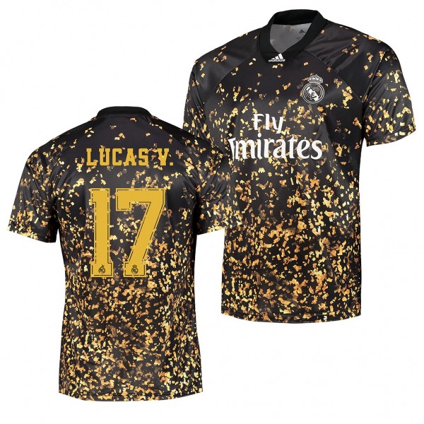 Men's Real Madrid Lucas Vazquez Jersey Special EA 19-20 Short Sleeve Adidas