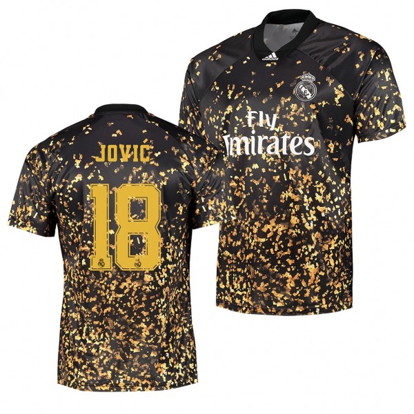 Men's Real Madrid Luka Jovic Jersey Special EA 19-20 Short Sleeve Adidas