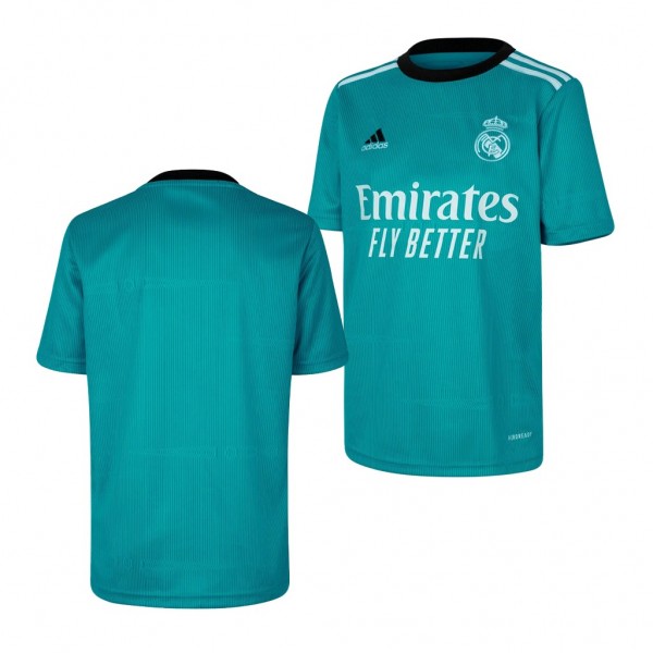 Youth Jersey Real Madrid 2021-22 Green Third Replica