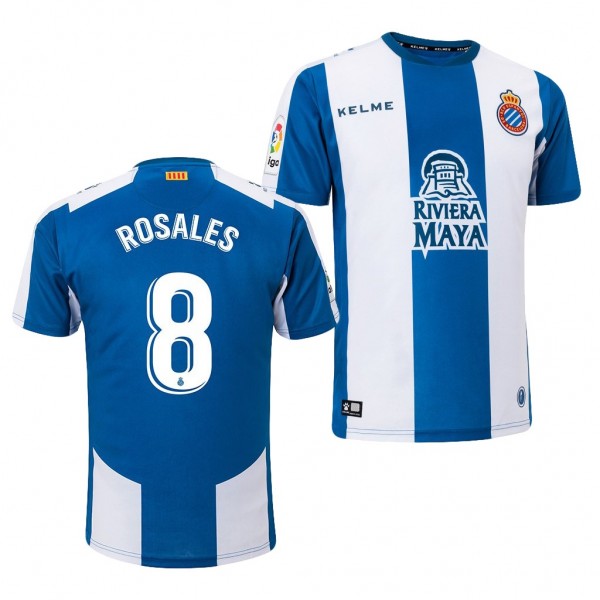 Men's RCD Espanyol Home Roberto Rosales Jersey