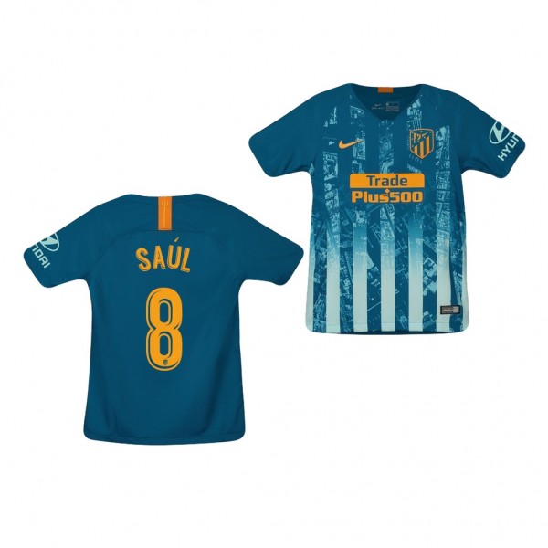 Youth Third Atletico De Madrid Saul Jersey Green