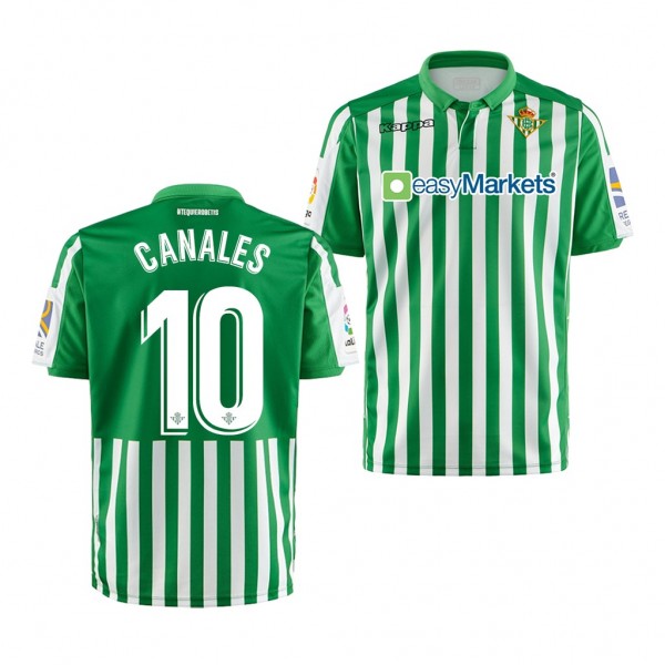 Youth Sergio Canales Real Betis Home Jersey 19-20