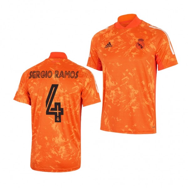 Men's Sergio Ramos Real Madrid Training Jersey Orange