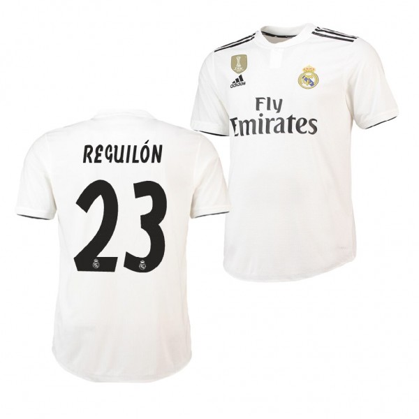 Men's Real Madrid Home Sergio Reguilon Jersey Replica