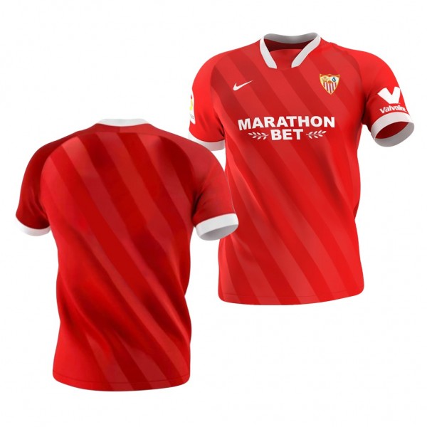 Men's Sevilla Away Jersey Red 2020-21 Replica