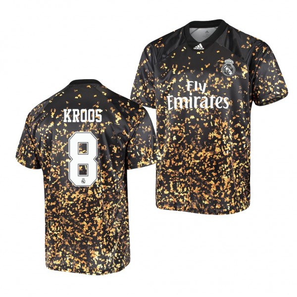 Men's Toni Kroos Real Madrid Fourth Jersey Black