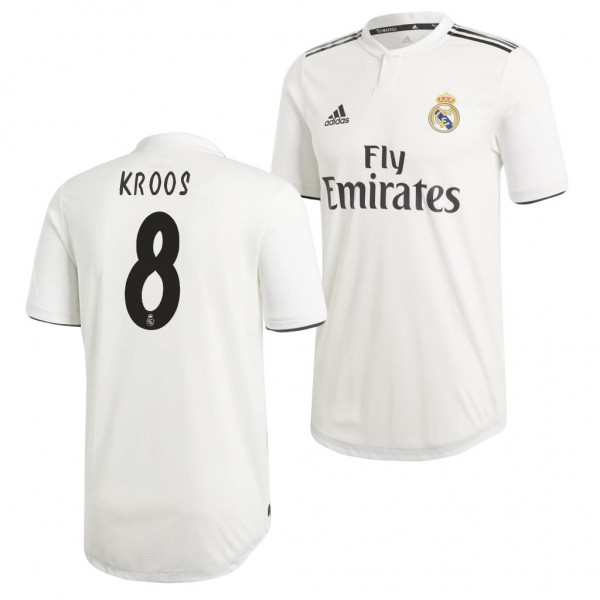 Men's Real Madrid Replica Toni Kroos Jersey White