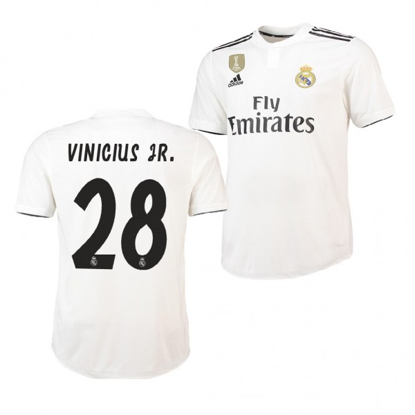 Men's Real Madrid Home Vinicius Junior Jersey Replica