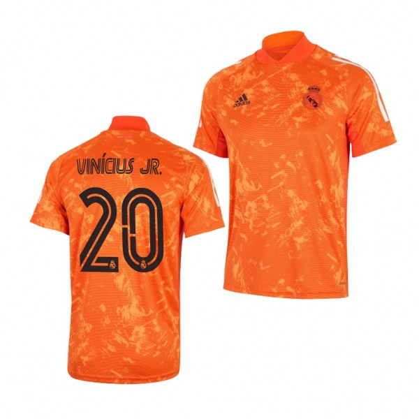Men's Vinicius Junior Real Madrid Training Jersey Orange