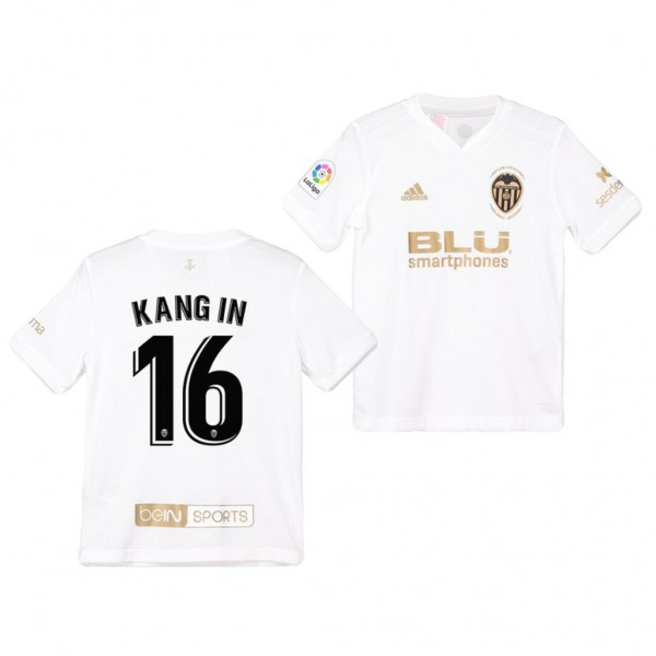 Men's Valencia Lee Kang-In Official Midfielder Jersey Gold Edition
