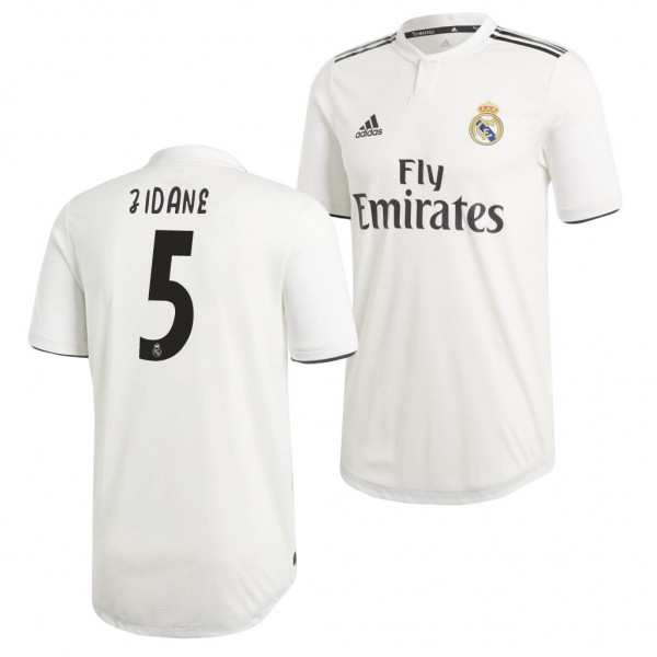Men's Real Madrid Replica Zinedine Zidane Jersey White
