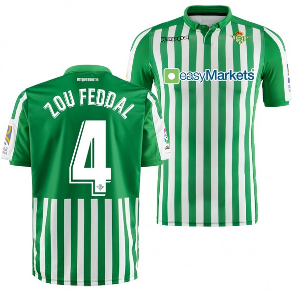 Men's Zouhair Feddal Real Betis Home Jersey 19-20