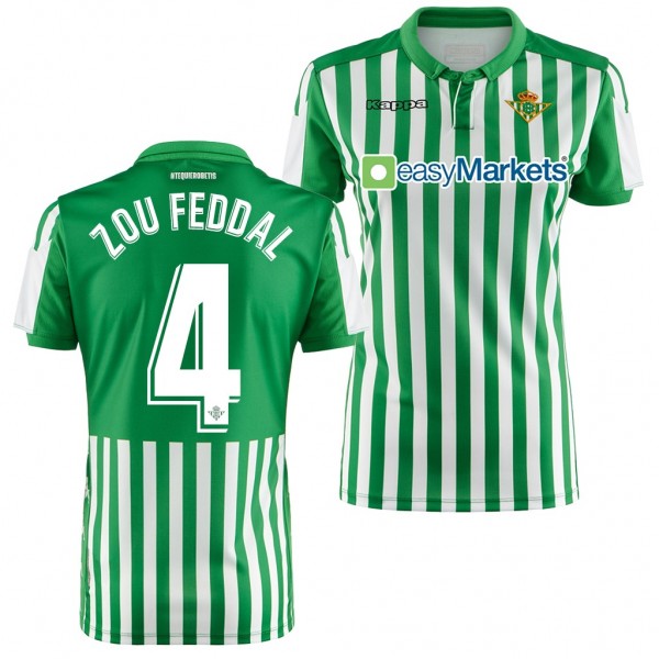 Women's Zouhair Feddal Real Betis Home Jersey 19-20