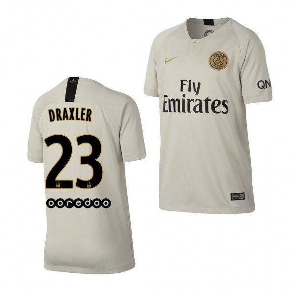 Youth Paris Saint-Germain Julian Draxler Away Off-White Jersey