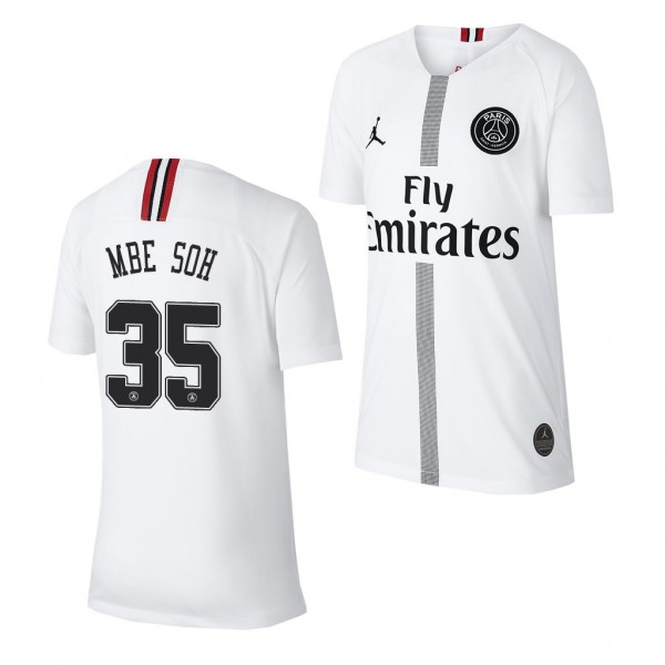 Youth Champions League Paris Saint-Germain Loic Mbe Soh Jersey White