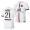 Men's Ander Herrera Jersey Paris Saint-Germain Away White 2021-22 Authentic