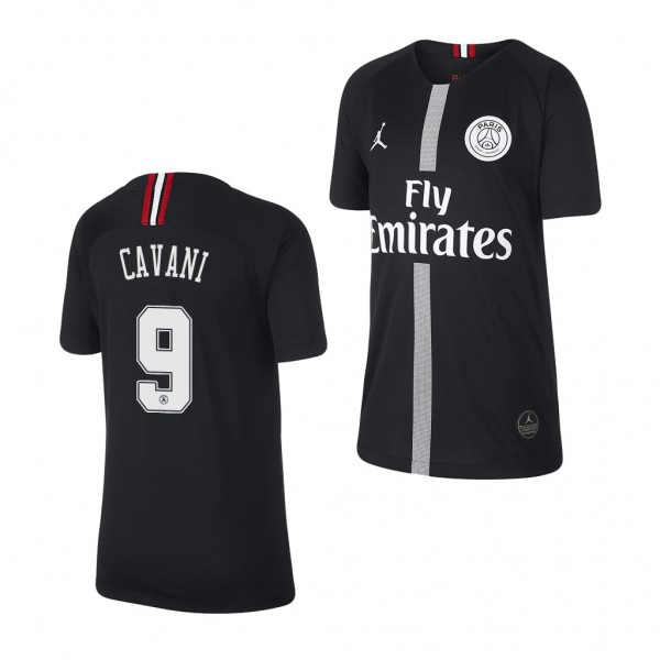 Youth Champions League Paris Saint-Germain Edinson Cavani Jersey Black