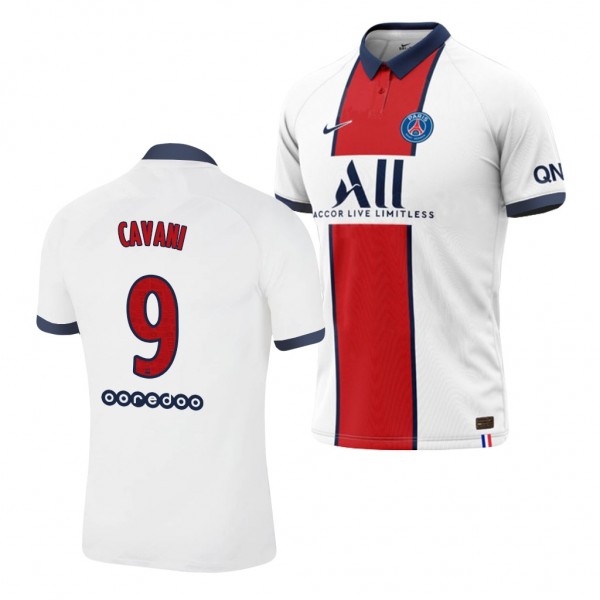 Men's Edinson Cavani Jersey Paris Saint-Germain Away 2020-21