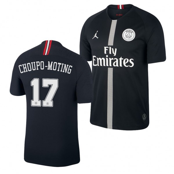 Men's Champions League Paris Saint-Germain Eric Maxim Choupo-Moting Black Jersey