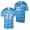 Men's Olympique De Marseille Gregory Sertic Away Jersey 19-20 Light Blue