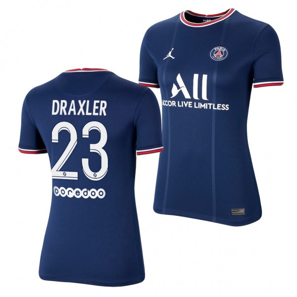 Women's Julian Draxler Jersey Paris Saint-Germain Home Blue Replica 2021-22