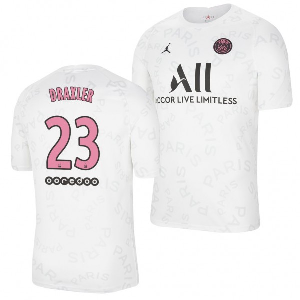 Men's Julian Draxler Paris Saint-Germain Pre Match Jersey White