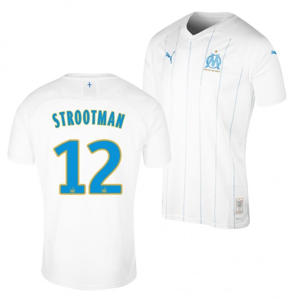 Men's Olympique De Marseille Kevin Strootman Home Jersey