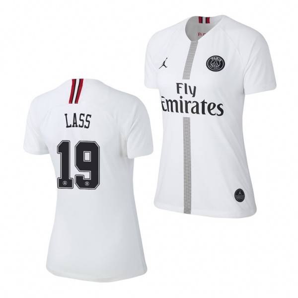Women's Champions League Paris Saint-Germain Lassana Diarra Jersey White