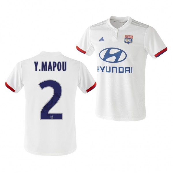 Men's Mapou Yanga-Mbiwa Jersey Olympique Lyonnais Home 19-20