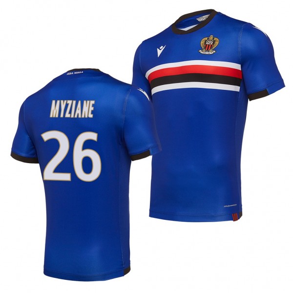Men's Myziane Maolida OGC Nice Official Alternate Jersey