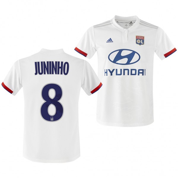 Men's Juninho Pernambucano Jersey Olympique Lyonnais Home