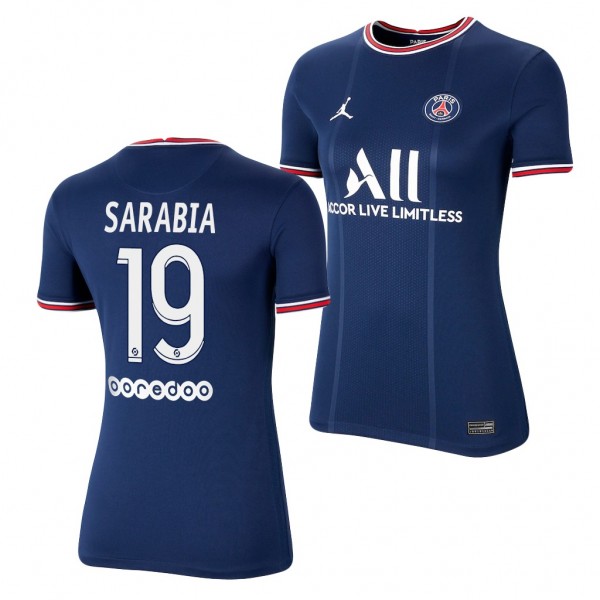 Women's Pablo Sarabia Jersey Paris Saint-Germain Home Blue Replica 2021-22