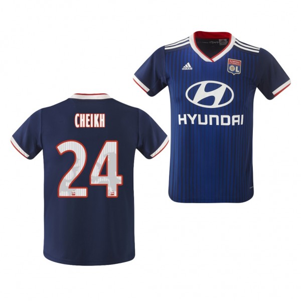 Youth Pape Cheikh Diop Jersey Olympique Lyonnais Away 19-20