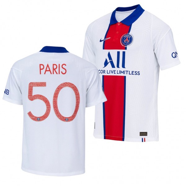 Men's Paris Saint-Germain Away Jersey White Replica
