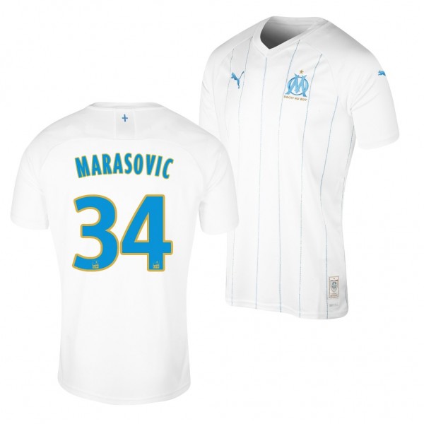 Men's Olympique De Marseille Sacha Marasovic Home Jersey