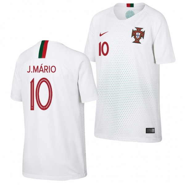 Youth 2018 World Cup Portugal Joao Mario Jersey White